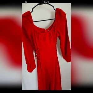 Elegant Red Women's Dress